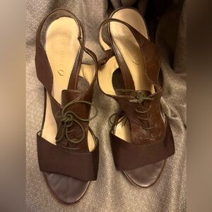 Boutique 9 Brown Heeled Sandals